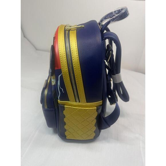 Loungefly Marvel Thor Love And Thunder Mini Backpack Wallet Set Womens Glow - Picture 6 of 16